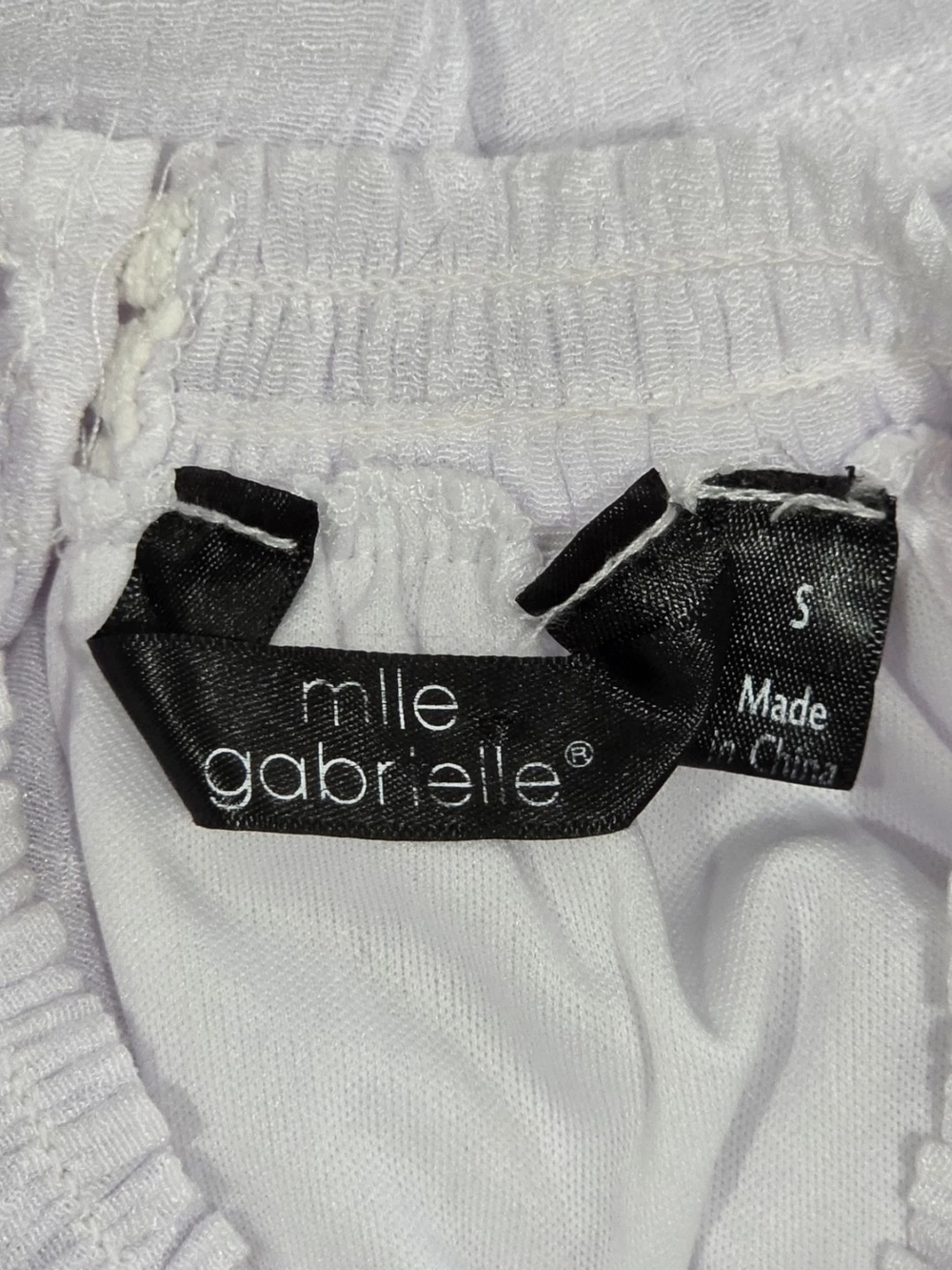 Mlle Gabrielle White Halter Tiered Maxi Dress Small - Picture 2 of 7